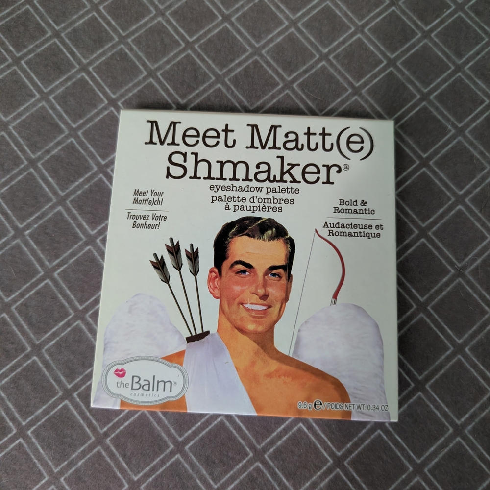 theBalm Meet Matt(e) Shmaker Eyeshadow Palette — White & Skin-Tone Artwork